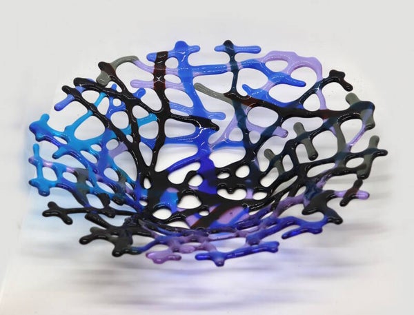 Coral Bowl Purple & Blue