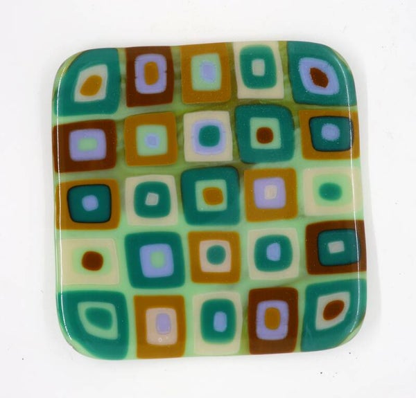 Green, Brown & Square