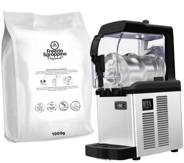 Freezio Sgroppino machine 1Tap & 450 porties Freezio Sgroppino gratis