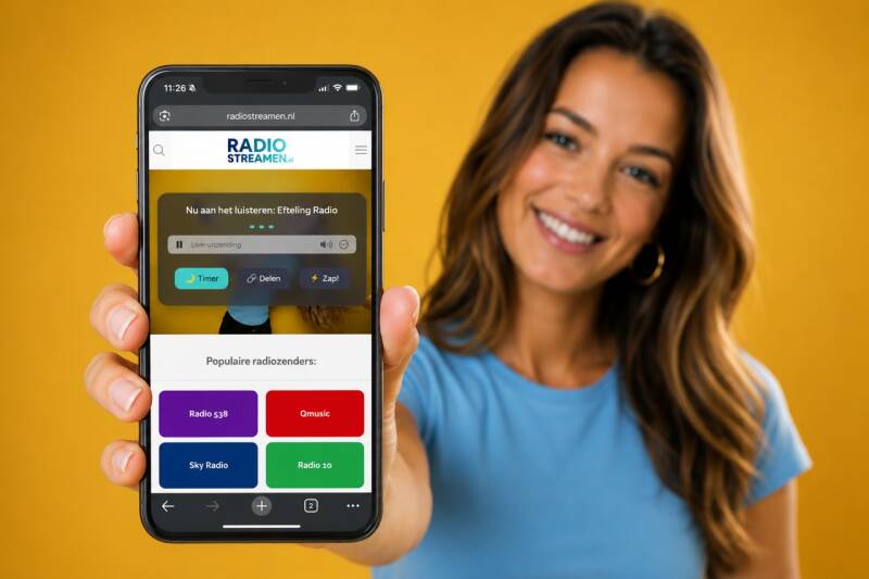 Radio streamen met je mobiel.