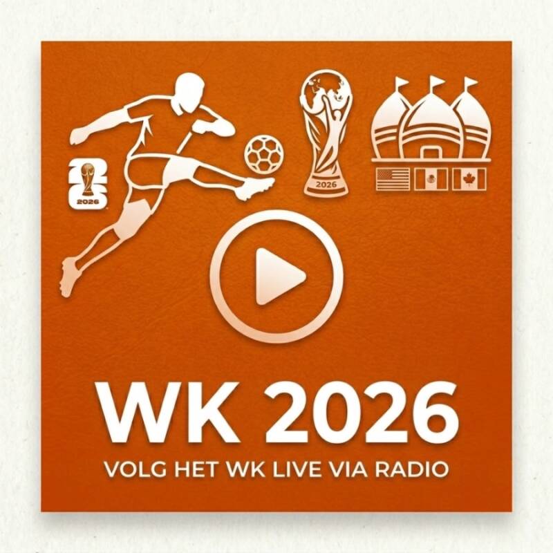 Volg het WK voetbal via online radio