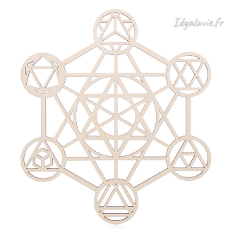 Métatron /Fleur de Vie 30 cm ajouré