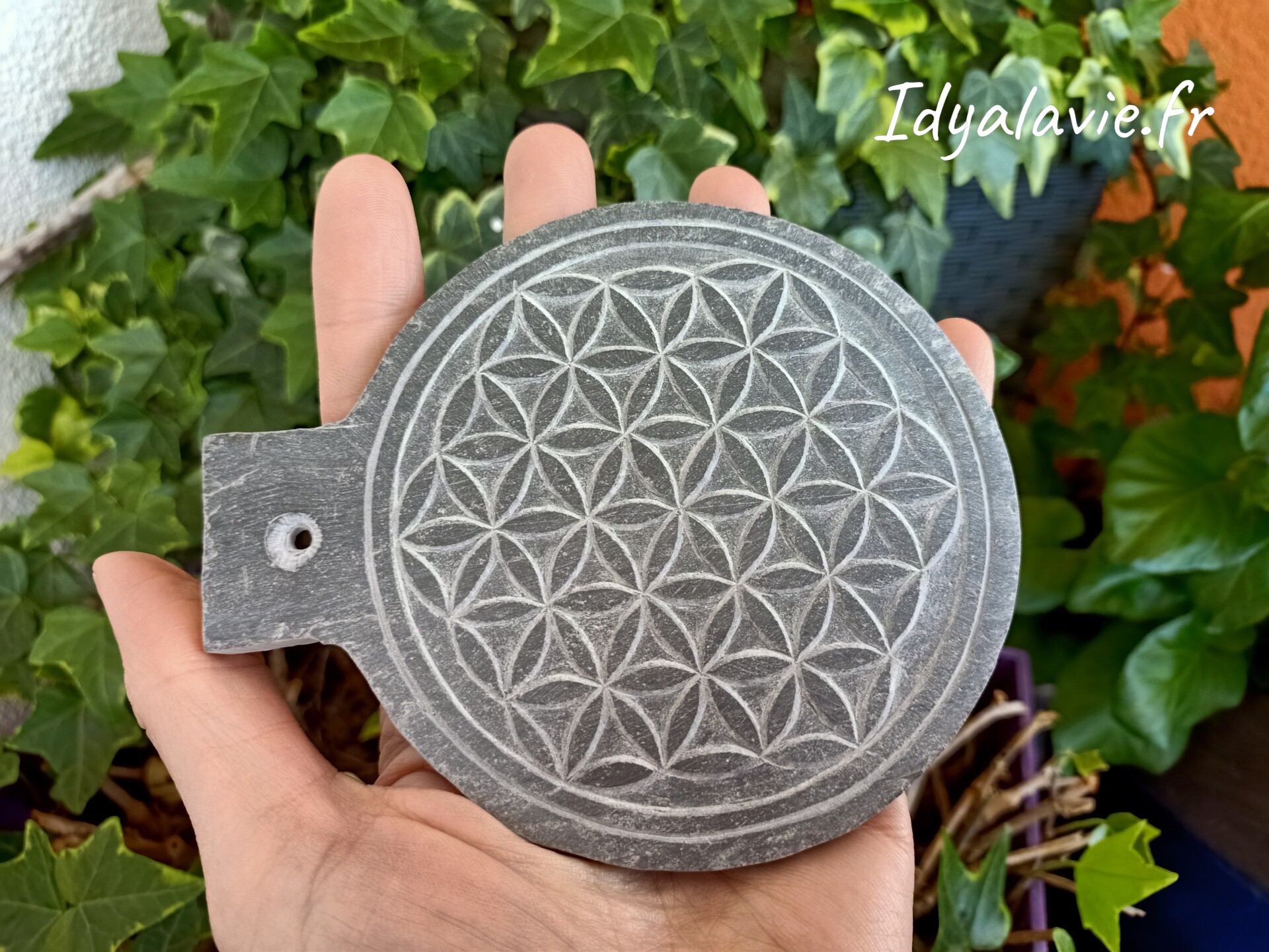 Bas relief plateau décor en ardoise artisanal