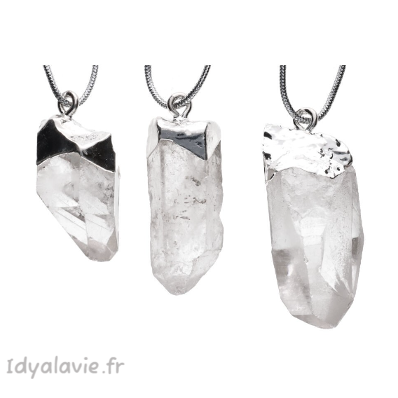 Cristal de roche Reiki Feng/shui monoterminé