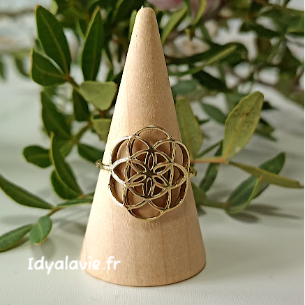 Bague Fleur de Vie T50