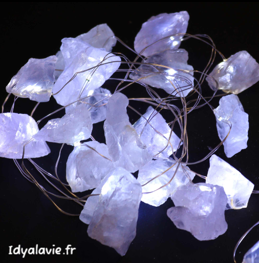 Guirlande lumineuse Cristal de Roche