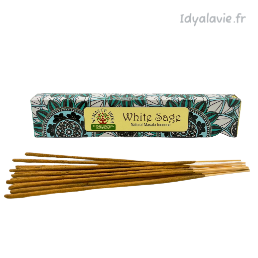 Encens Masala Mandala Sauge blanche