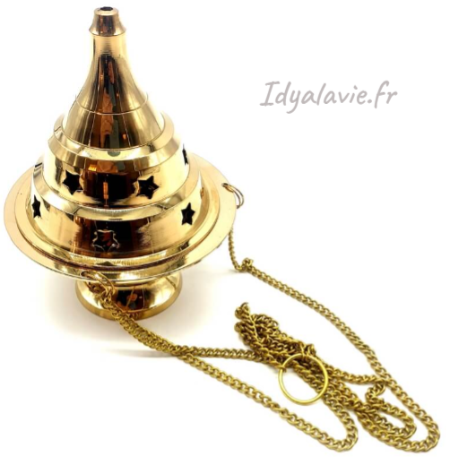 Encensoir traditionnel avec chaînes