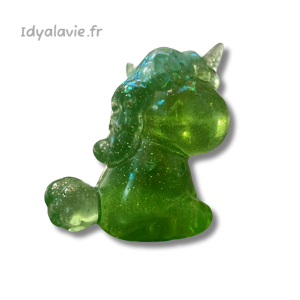 Orgonite Licorne verte
