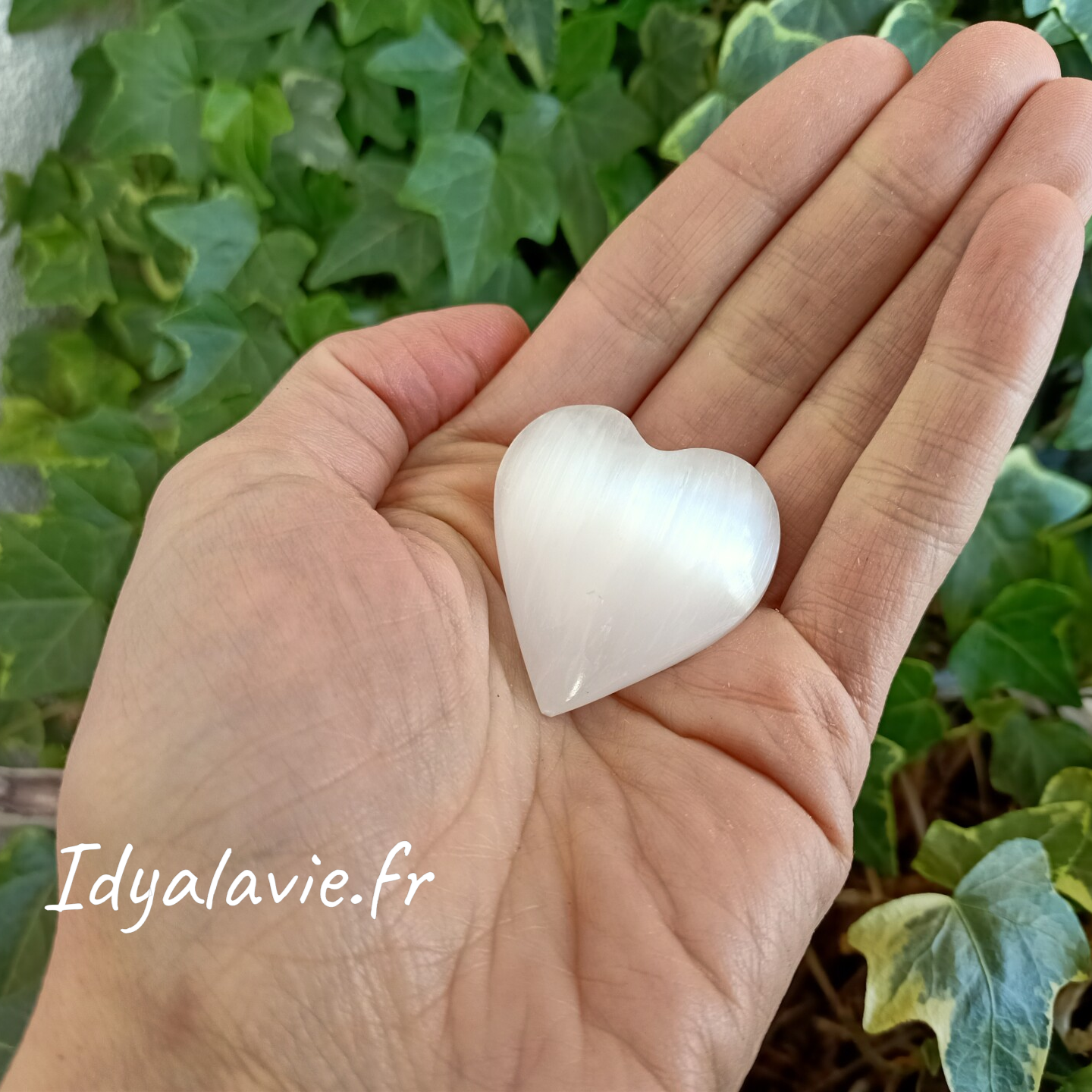 Sélénite petit cœur 3-4cm