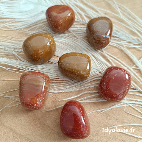 Jaspe Mokaïte roulée