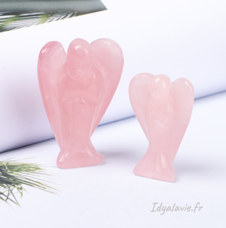 Anges en Quartz rose
