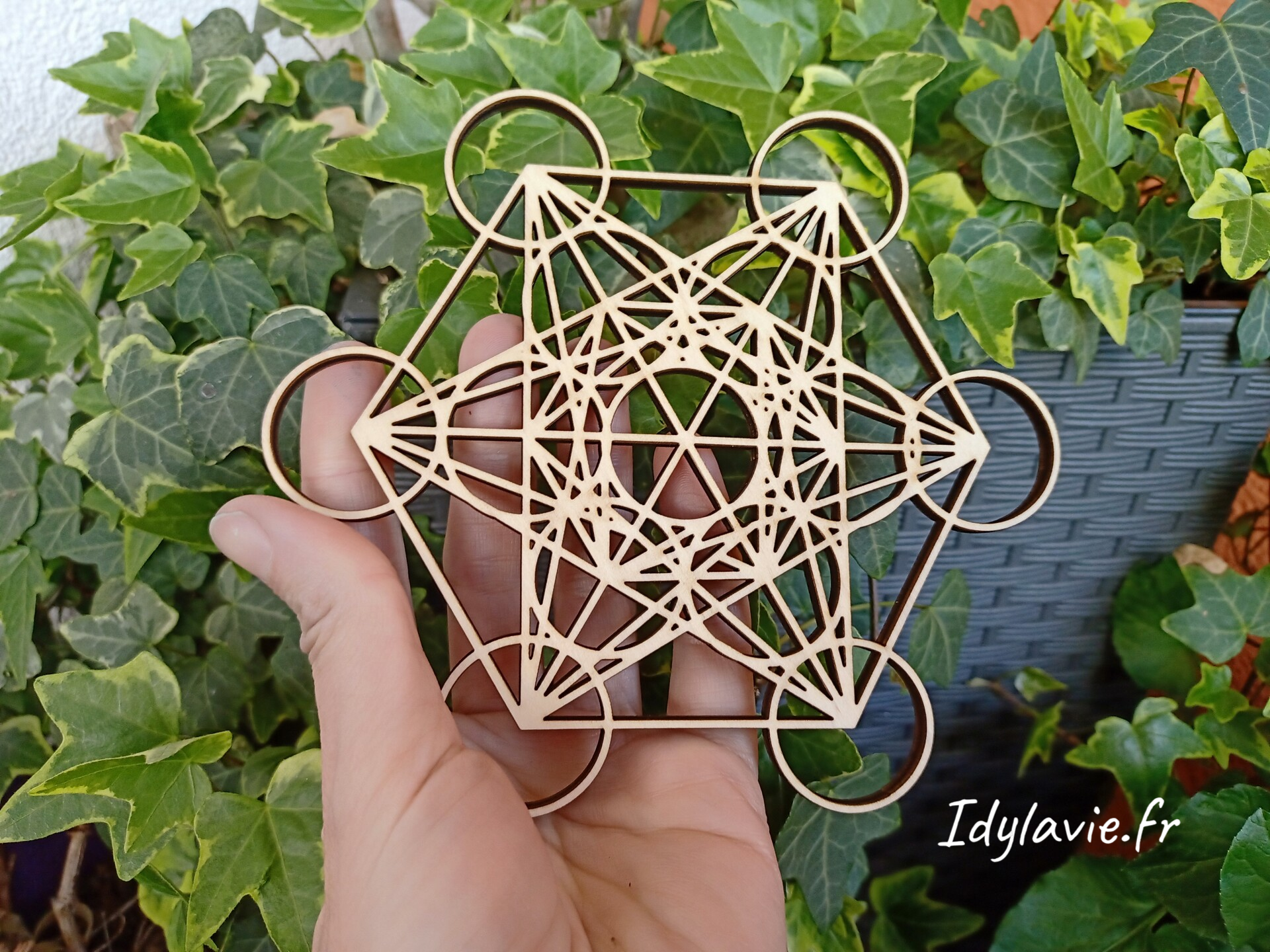 Plateau Décor ajouré Métatron 15 cm