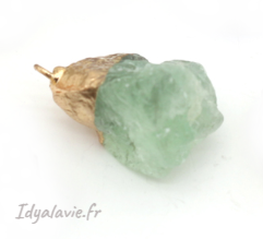 Pendentif en Fluorite brute