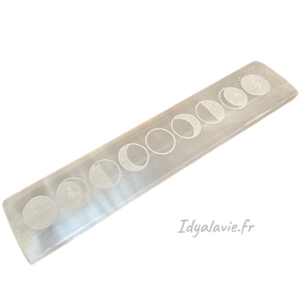 Plaque Sélénite Cycle Lunaire