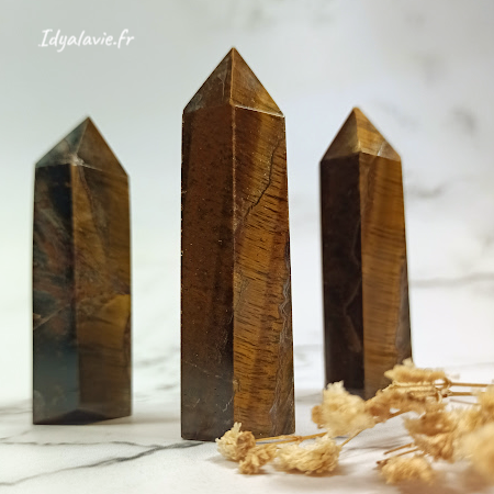 Œil de Tigre pointe polie