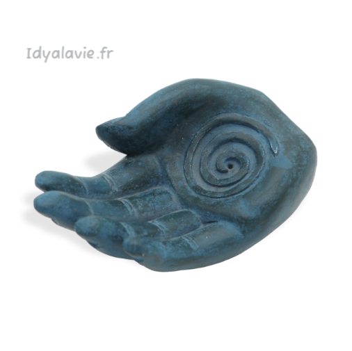 Porte-encens en pierre Main Fertilité