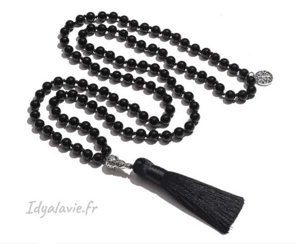 Mala en pierres Onyx noir
