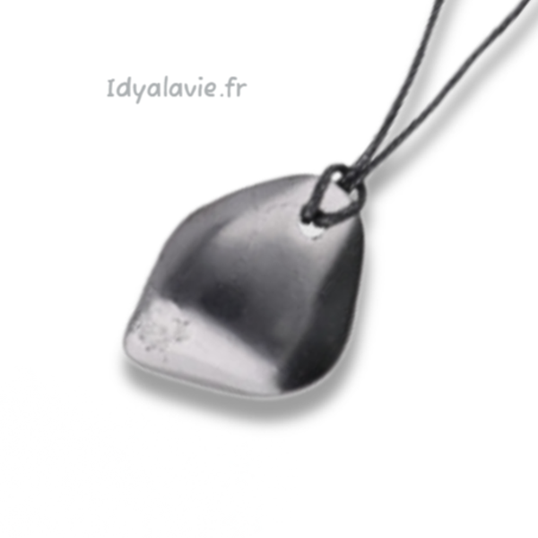 Pendentif shungite roulée