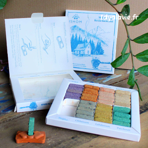 Coffret briques d'encens Far West Indien