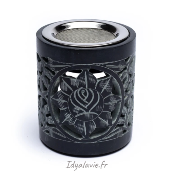 Brûleur encens ou huile en pierre à savon