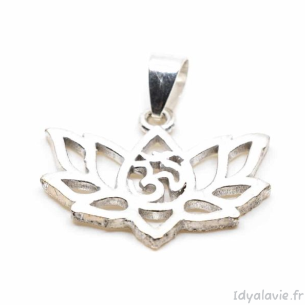 Pendentif lotus et AUM