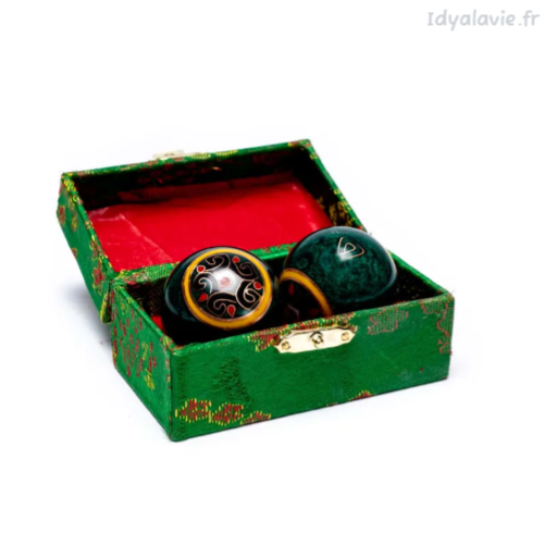 Boules de santé Qi Gong Qi Xin Ylang 35mm