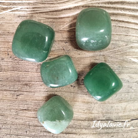 Aventurine verte roulée