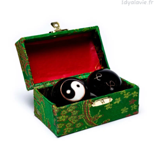 Boules de santé Qi Gong Ying Yang 40 mm