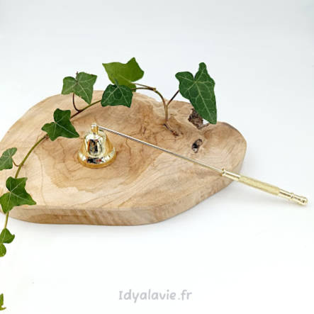 Eteignoir à bougies métal doré