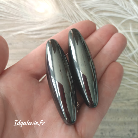 Hématite Power magnet (la paire)