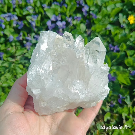 Cristal de roche amas 470g