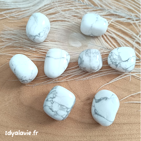 Howlite roulée