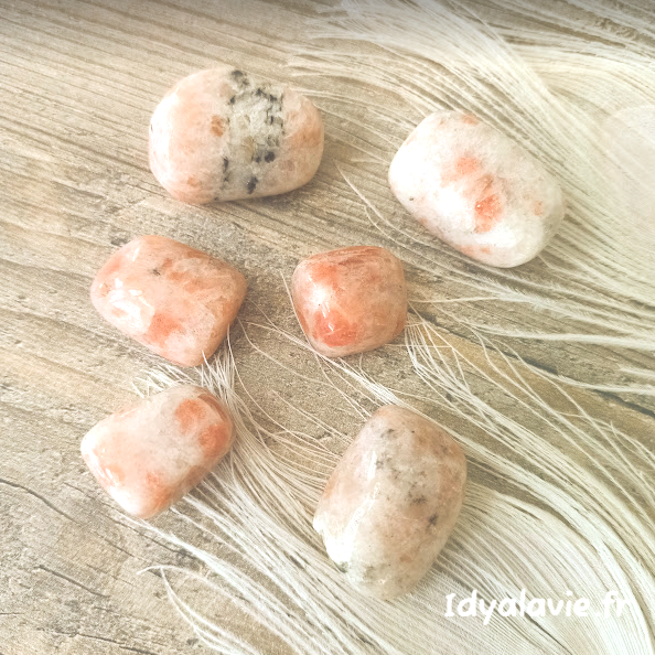 Pierre de Soleil roulée (Héliolite)