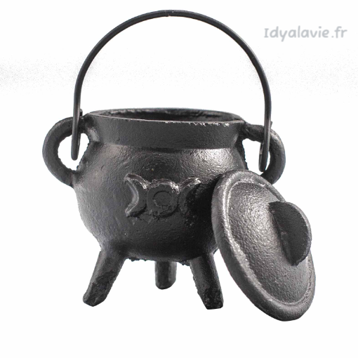 Petit chaudron fonte Triple lune