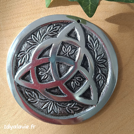 Porte-encens métal Triple nœud