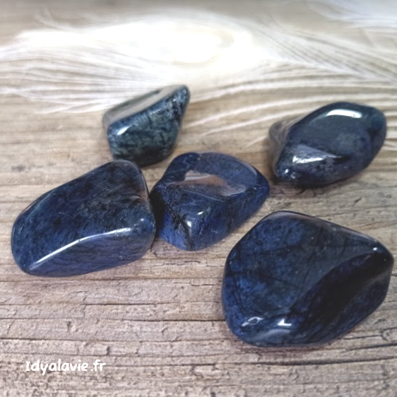 Dumortiérite roulée