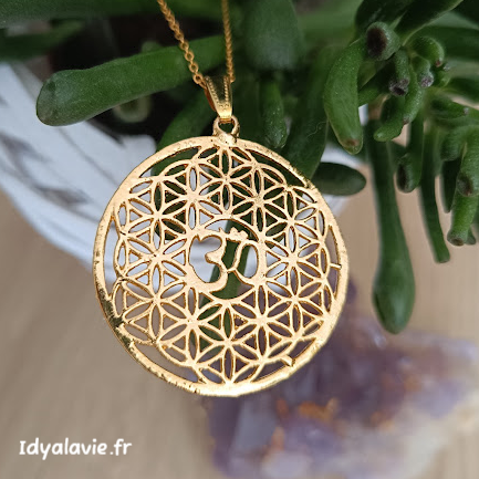 Pendentif Fleur de Vie OM