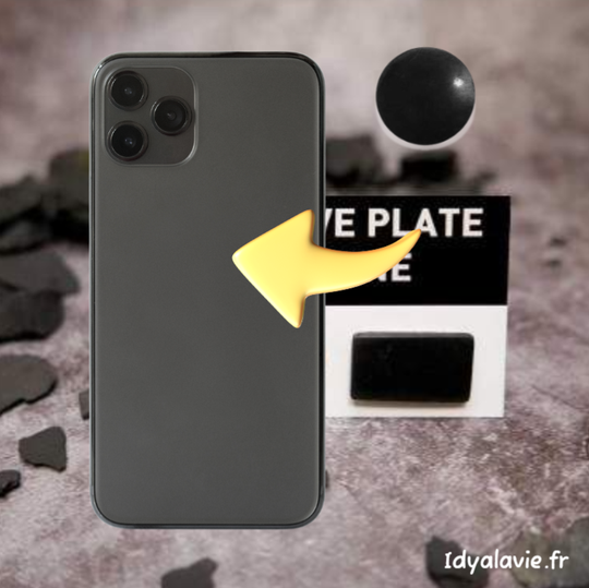 Plaquette téléphone Shungite