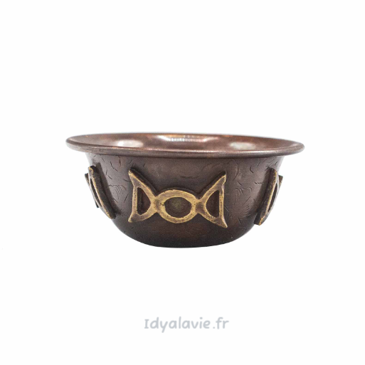 Petit bol rituel cuivre antique