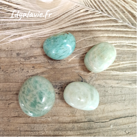 Amazonite roulée A  2-3cm