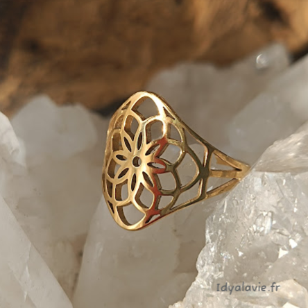 Bague Fantaisie Lotus