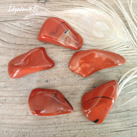 Jaspe rouge roulée Extra