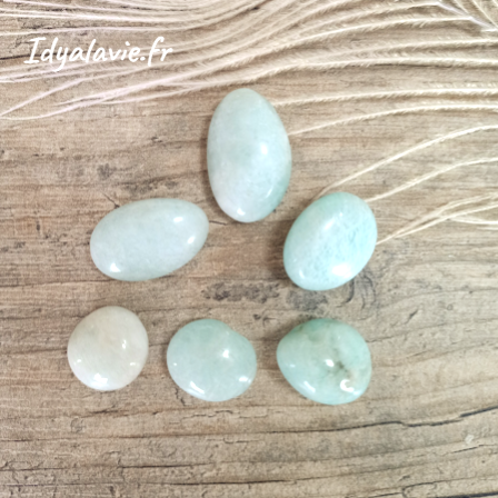 Amazonite roulée A 15-25mm