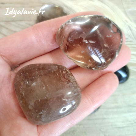 Quartz fumé roulé 4-5 cm