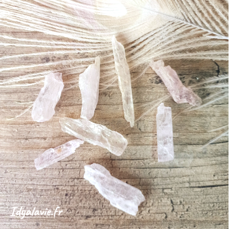 Kunzite cristaux bruts