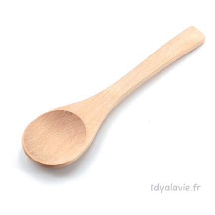 Cuillère à encens en bois