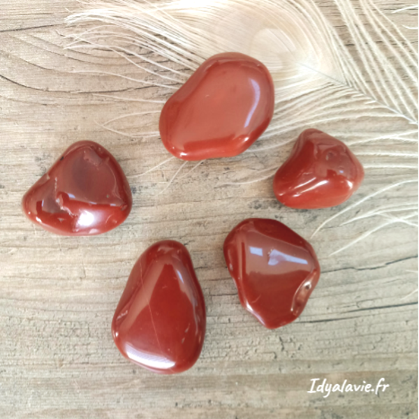 Jaspe rouge roulée