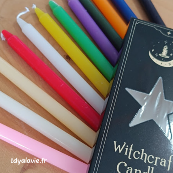 12 bougies assorties Witchy