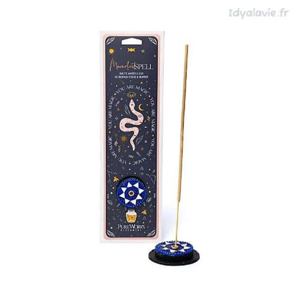 Encens Celestial Magic Poussières de lune enchantées + porte encens